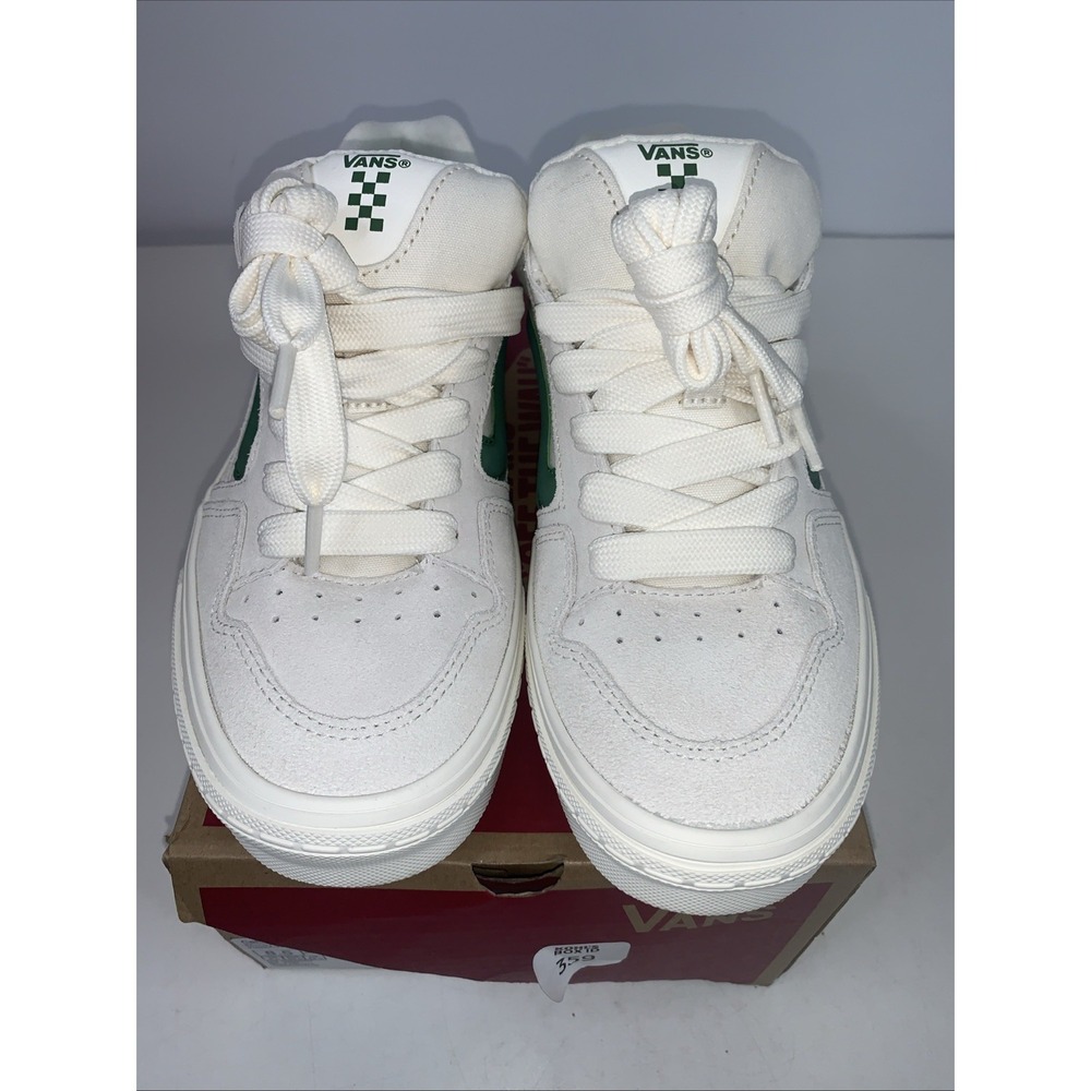 Vans Brooklyn Ls Chunky Lace After Dark Off White/green New With Box Size 8.5